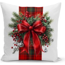 Yılbaşı Serisi Çift Tarafı Dijital Baskılı Kırlent Kılıfı (Christmas Noel Cushion Cover)