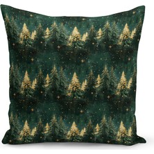 Yılbaşı Serisi Çift Tarafı Dijital Baskılı Kırlent Kılıfı (Christmas Noel Cushion Cover)