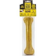 Delibon Deri Press Köpek Kemik Ödülü Medium Naturel 22 cm 1 Adet - Petshopundan