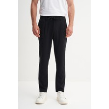 Cazador 03045 Siyah Erkek Jogger Beli Lastikli Ipli Pantolon