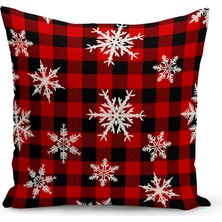 Yılbaşı Serisi Çift Tarafı Dijital Baskılı Kırlent Kılıfı (Christmas Noel Cushion Cover)