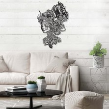 Pirudem Heart Of Beauty - 47X70 cm Metal Duvar Dekoru - Metal Sanatları