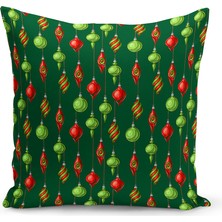 Yılbaşı Serisi Çift Tarafı Dijital Baskılı Kırlent Kılıfı (Christmas Noel Cushion Cover)