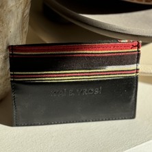 Moni - Peştemal Detaylı Taba Deri Kartlık