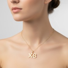 TabiTela 8 ayar altın kolye ucu B&X GM10509 1 gr