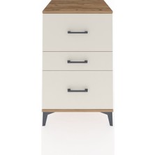 Kronos Komodin 3 Çekmeceli 60X59X96 Çam-Aytaşı