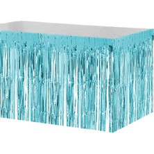 Masa Eteği Metalize Mavi – 70X310 cm