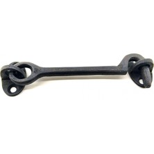 Antika Tarz Dekoratif Pirinç Maymuncuk Çengeli - 13CM, Oksit