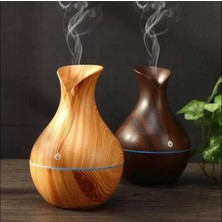 Mini Ahşap 130 ml Hava Nemlendirici Buhar Makinesi Aromaterapi Koku Yayıcı