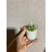 Cam Kaktüs Skulent  Çiçek Tasarımlı Gerçekçi Özel Hediyelik Mum