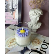 Lila Çiçek Kokulu Mum