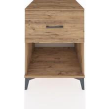 Kronos Komodin Tek Çekmeceli 60X59X80 Çam-Çam