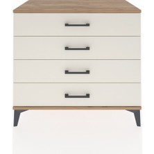 Hyperion Şifonyer 4 Çekmeceli 88X44X80 Çam-Aytaşı