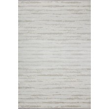 Aren Halı Nismes Modern Krem Polyester Makine Halısı