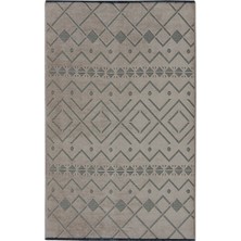 Aren Halı Gigaro Modern Kahverengi Yıkanabilir Polyester Makine Halısı