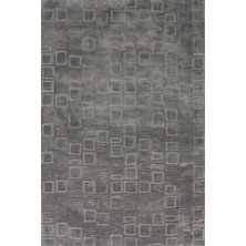 Aren Halı Downey Modern Gri Polyester Makine Halısı