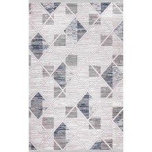 Aren Halı Teverola Geometrik Krem Akrilik Makine Halısı