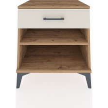 Kronos Komodin Tek Raflı Tek Çekmeceli 60X59X64 Çam-Aytaşı