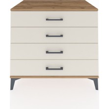Kronos Şifonyer 4 Çekmeceli 88X59X80 Çam-Aytaşı