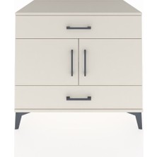 Kronos Şifonyer 2 Raflı 2 Çekmeceli 2 Kapaklı 88X59X80 Aytaşı-Aytaşı