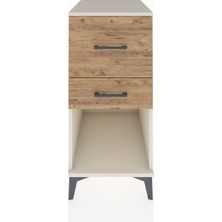 Kronos Komodin 2 Çekmeceli 44X59X96 Aytaşı-Çam