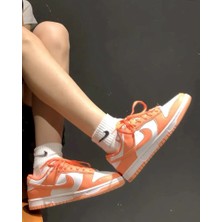 Nike Dunk Low Next Nature Turuncu Deri Kadın Ayakkabı - DD1873-109