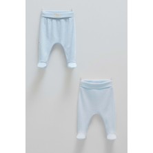 Soft Colour Patikli Ikili Pantolon - Caramell  - APU1594 - Mavi - 1 - 3 Ay - APU1594-MAVI-1 - 3 Ay Mavi