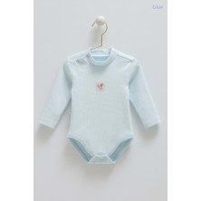 Yarım Balıkçı Basıc Çıtçıtlı Body - Caramell  - BE2072 - Mavi - 6 - 9 Ay - BE2072-MAVI-6 - 9 Ay Mavi
