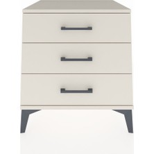 Kronos Komodin 3 Çekmeceli 60X59X64 Aytaşı-Aytaşı