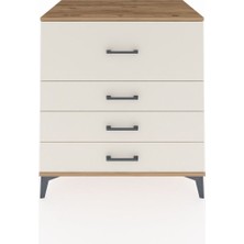Kronos Şifonyer 4 Çekmeceli 88X59X96 Çam-Aytaşı
