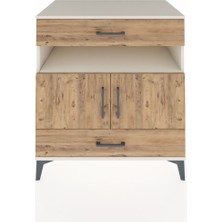 Kronos Şifonyer 2 Raflı 2 Çekmeceli 2 Kapaklı 88X59X96 Aytaşı-Çam