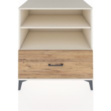 Kronos Şifonyer 2 Raflı Tek Çekmeceli 88X59X96 Aytaşı-Çam