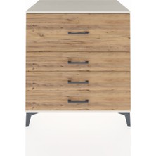 Kronos Şifonyer 4 Çekmeceli 88X59X96 Aytaşı-Çam