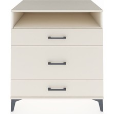 Kronos Şifonyer Tek Raflı 3 Çekmeceli 88X59X96 Aytaşı-Aytaşı