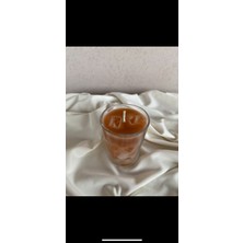 Buzlu Kahve Ice Latte Mum Kahve Kokulu Bardak Mum