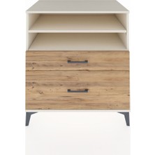 Kronos Şifonyer 2 Raflı 2 Çekmeceli 88X59X96 Aytaşı-Çam