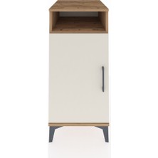 Kronos Komodin 3 Raflı Tek Kapaklı 44X59X96 Çam-Aytaşı