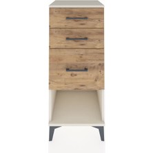 Hyperion Komodin 3 Çekmeceli 44X44X106 Aytaşı-Çam