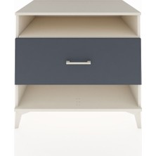 Kronos Şifonyer Tek Raflı Tek Çekmeceli 88X59X80 Aytaşı-Antrasit