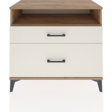 Hyperion Şifonyer Tek Raflı 2 Çekmeceli 88X44X80 Çam-Aytaşı