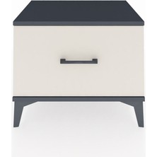 Hyperion Komodin Tek Çekmeceli 60X44X48 Antrasit-Aytaşı