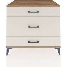 Kronos Şifonyer 3 Çekmeceli 88X59X80 Çam-Aytaşı