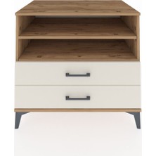 Kronos Şifonyer 2 Raflı 2 Çekmeceli 88X59X80 Çam-Aytaşı