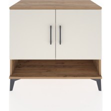 Hyperion Şifonyer 3 Raflı 2 Kapaklı 88X44X80 Çam-Aytaşı