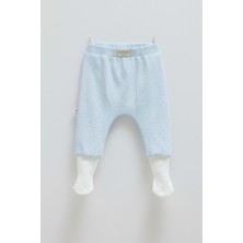Soft Colour Patikli Bebek Pantolon - Caramell  - APU1593 - Mavi - 3 - 6 Ay - APU1593-MAVI-3 - 6 Ay Mavi