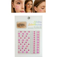 Kendinden Yapışkanlı Vücut ve Yüz Taşı Tırnak Taşı Makyaj Taşı Yapışkan Festival Taşı Yüz Taşı