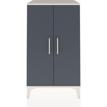 Hyperion Komodin 2 Kapaklı 60X44X106 Aytaşı-Antrasit