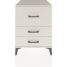 Kronos Komodin 3 Çekmeceli 60X59X80 Aytaşı-Aytaşı