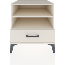 Kronos Komodin 2 Raflı Tek Çekmeceli 60X59X64 Aytaşı-Aytaşı