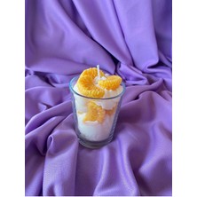 Kremalı Mandalina Dilimli Konsept Hediyelik Aromaterapi Mum